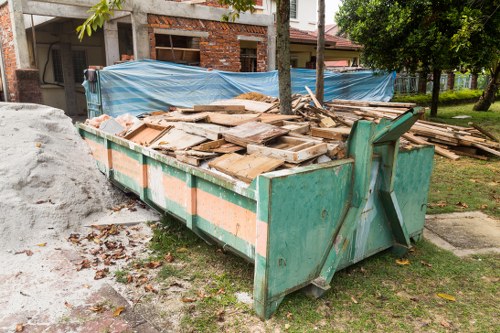 Community recycling center in West London